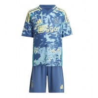 Maglia Calcio Ajax Brian Brobbey #9 Seconda Divisa Bambino 2024-25 Manica Corta (+ pantaloncini)